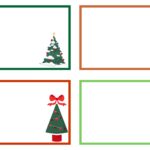 10 Best Free Printable Christmas Label Borders Printablee