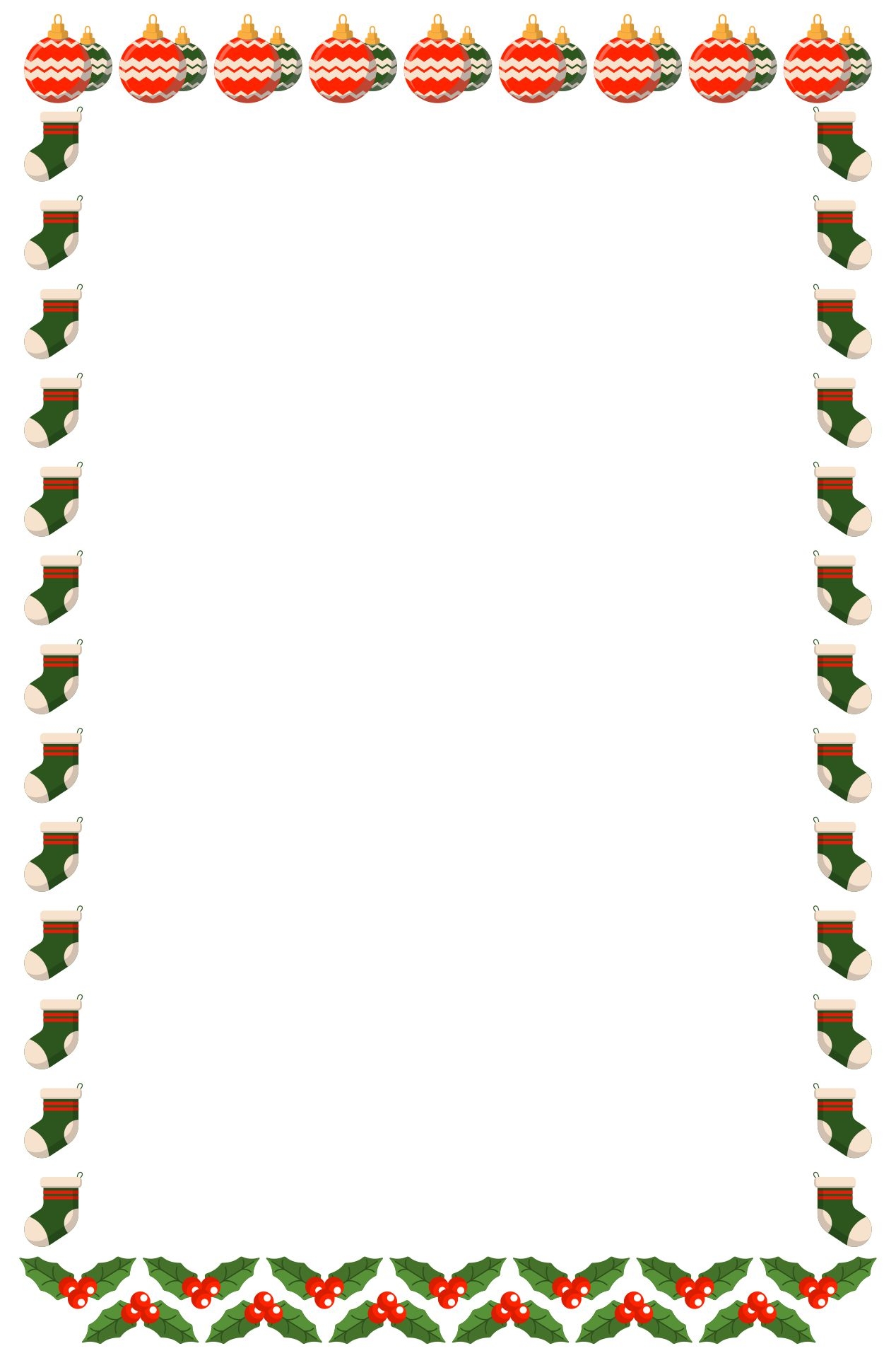 10 Best Free Printable Christmas Letter Head Printablee Fillable Form 2024