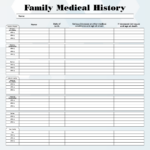10 Best Free Printable Medical History Forms Printablee