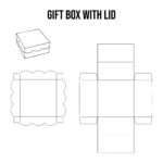 10 Best Gift Box With Lid Template Printables Printablee