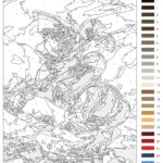 10 Best Paint By Number Printable Templates Printablee Abstract Coloring Pages Painting Templates Pattern Coloring Pages