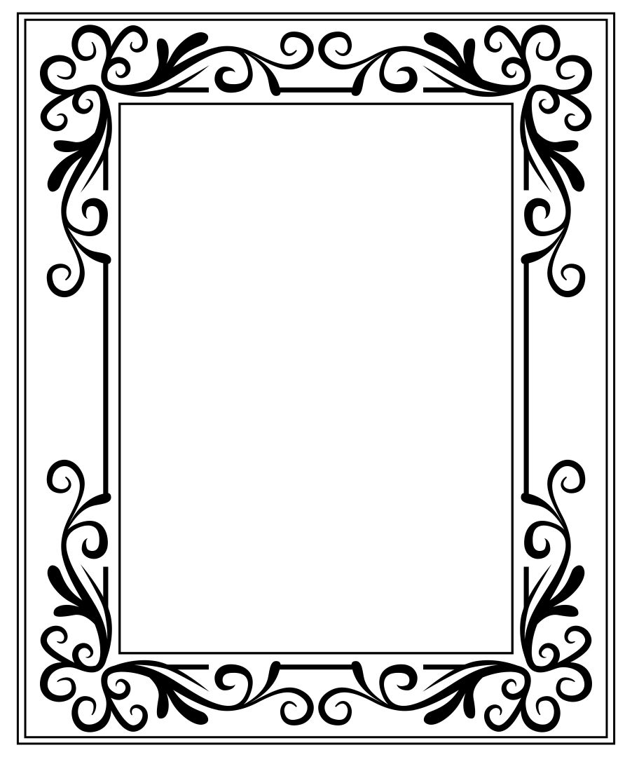 10 Best Picture Frame Template Printable Printablee