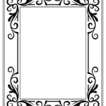 10 Best Picture Frame Template Printable Printablee