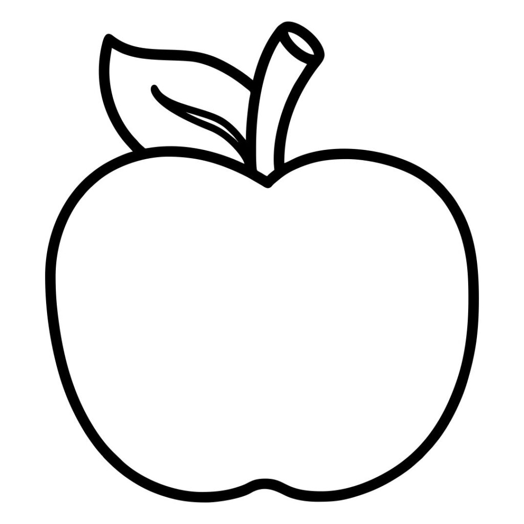 Free Apple Template Printable