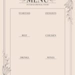 10 Best Printable Blank Restaurant Menus Menu Design Template Menu Restaurant Menu Design Ideas Templates