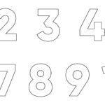 10 Best Printable Block Numbers 1 10 Printablee