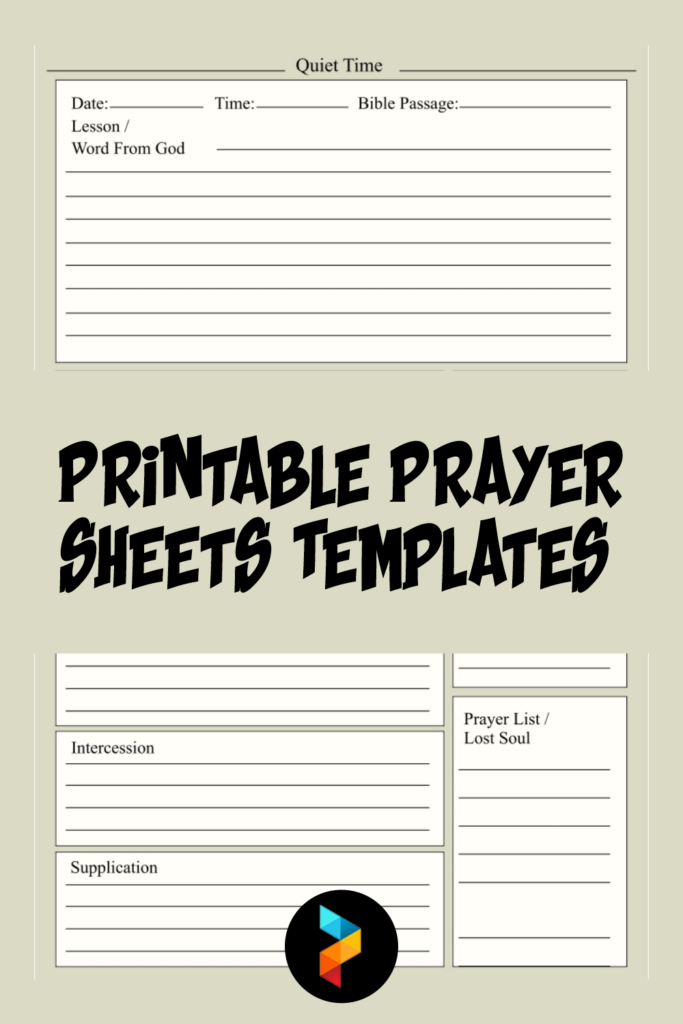 Free Printable Prayer Cards Template