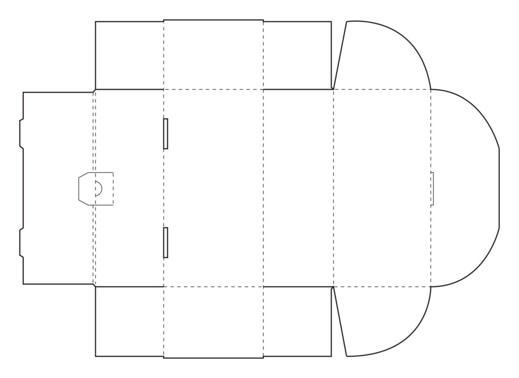 Rectangle Box Template Printable