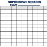 10 Best Super Bowl Football Squares Printable Printablee