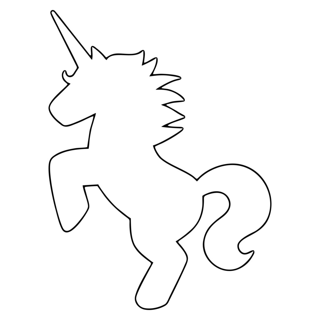 Unicorn Template Printable