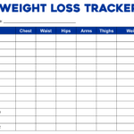 10 Best Weekly Weight Loss Tracker Printable Printablee