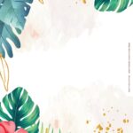 10 Sweet Tropical Floral Wedding Invitation Templates FREE Printable Birthday Invitation Templates Bagvania