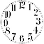 12 Clock Face Images Print Your Own The Graphics Fairy