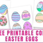 12 Free Printable Colored Easter Eggs Freebie Finding Mom
