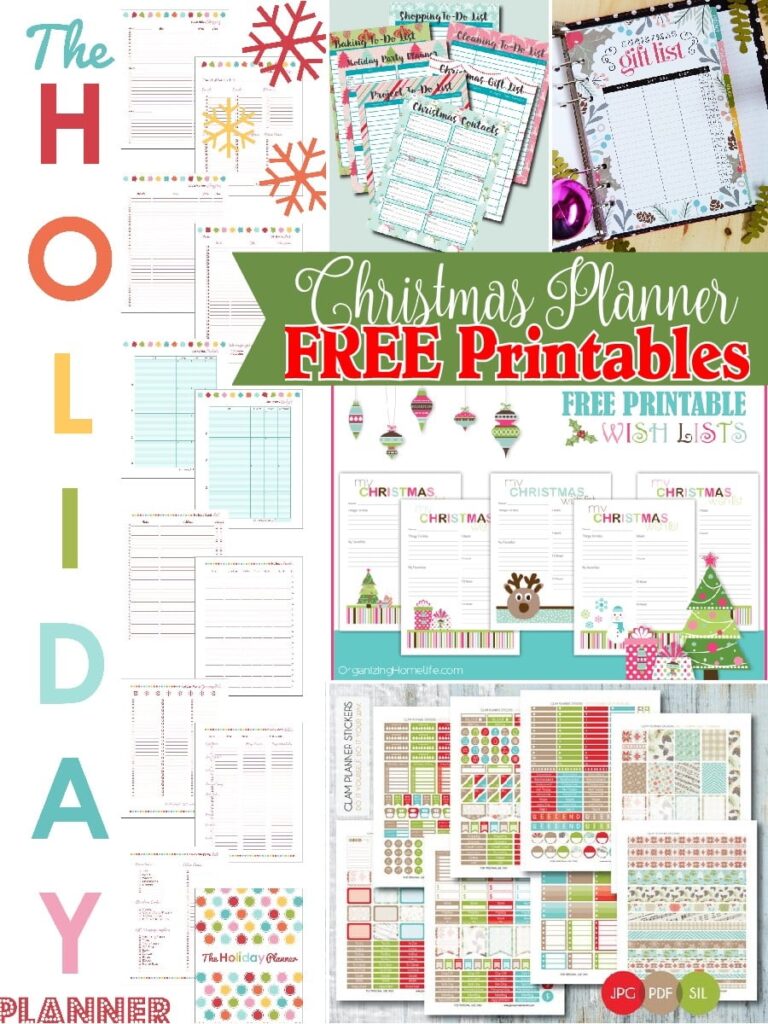 Free Christmas Planner Printables