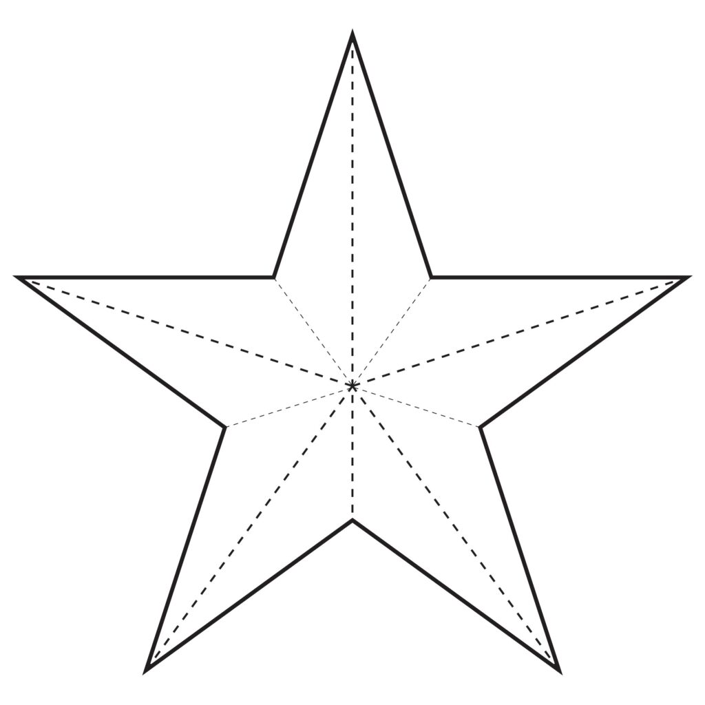 15 Best Christmas Star Template Printable Printablee