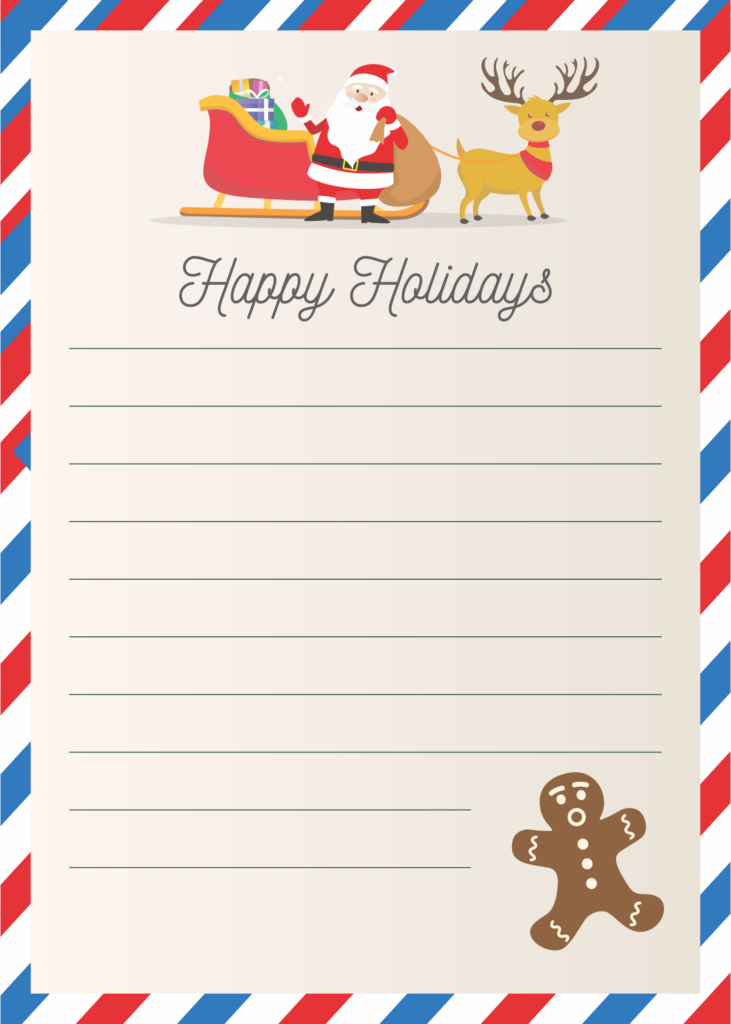 Free Printable Christmas Letter Templates