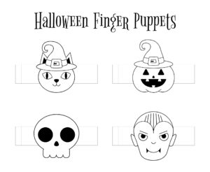 15 Best Free Printable Halloween Paper Crafts Printablee - Fillable ...
