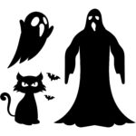 15 Best Halloween Window Silhouettes Printable Printablee