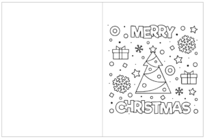 Template Printable Christmas Cards To Color - Fillable Form 2023
