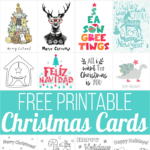 160 Free Printable Christmas Cards For 2022