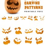 20 Printable Jack o lantern Pumpkin Carving Patterns For Etsy UK