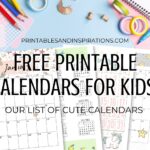 2021 Free Printable Calendar For Kids Printables And Inspirations