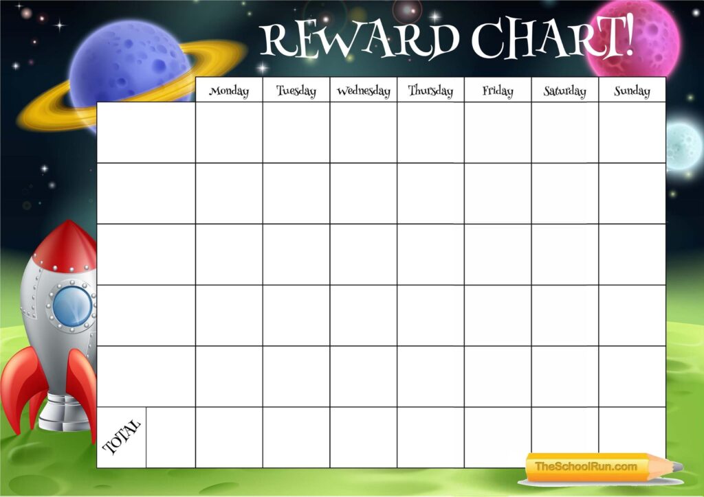 Reward Chart For Kids Printable