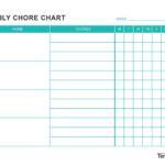 24 FREE Chore Chart Templates For Kids TemplateLab