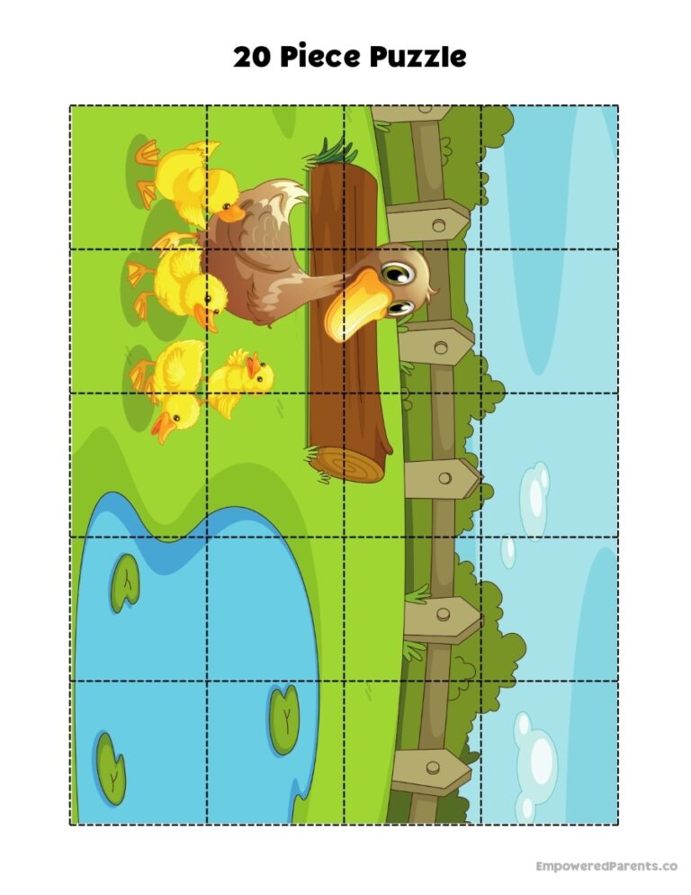 28 Free Printable Puzzles For Toddlers And Preschoolers PDF Empowered ...