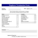 30 Best Employee Termination Forms Letter Templates