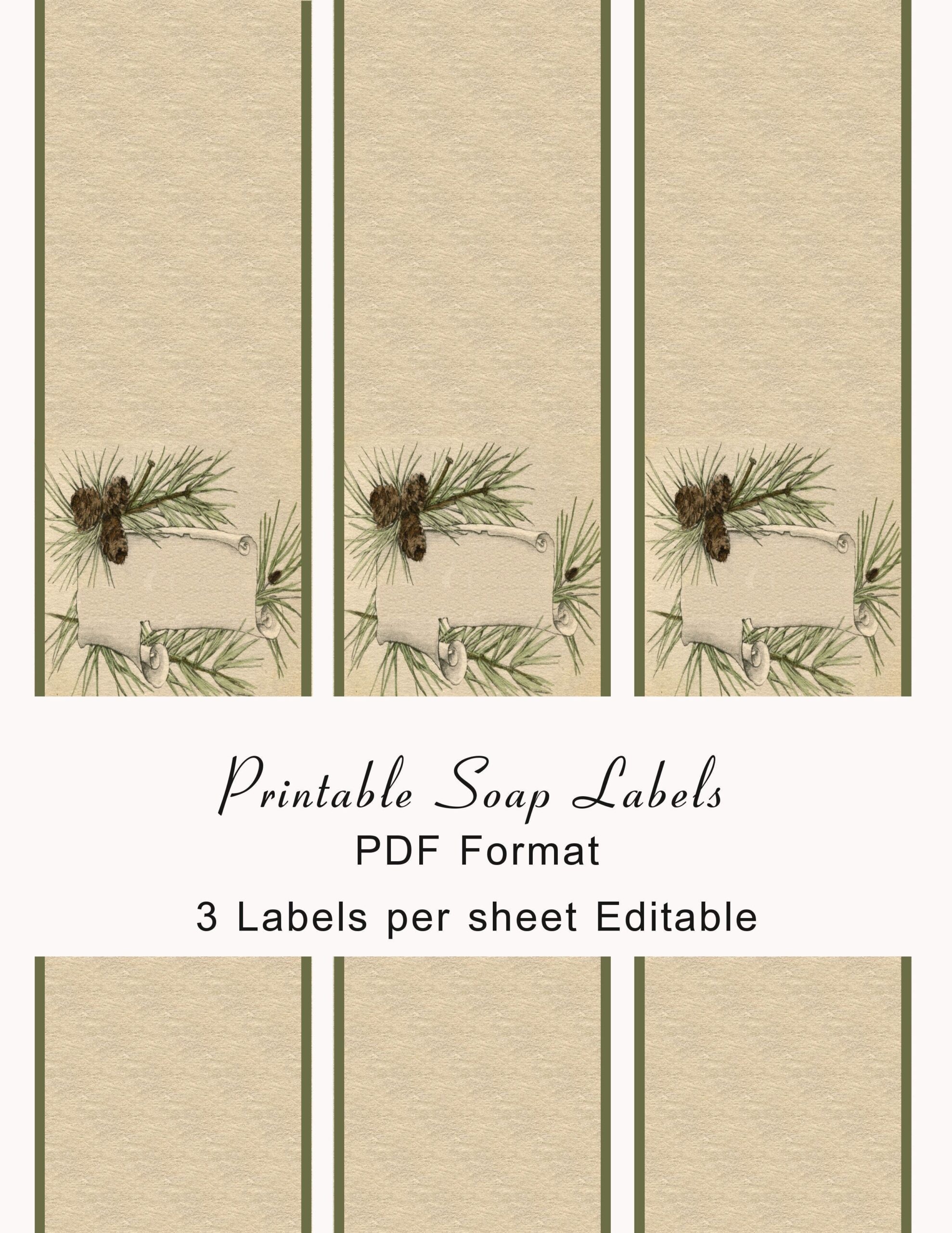 30 Free Printable Soap Label Templates Simple Template Design Soap Labels Soap Labels Template Labels Printables Free Templates