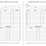 33 Printable Baseball Lineup Templates Free Download TemplateLab