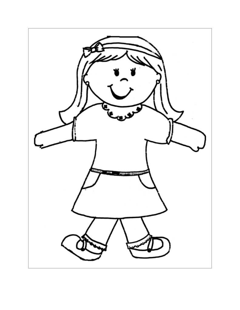 Flat Stanley Printable Template