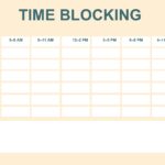 39 Printable Time Blocking Templates Free TemplateLab