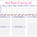 4 Free Printable Meal Planners Grocery Lists Save Time Money