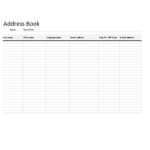 40 Printable Editable Address Book Templates 101 FREE