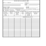 40 Printable Rental Ledger Templates Lease Ledger