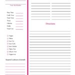 42 Perfect Cookbook Templates Recipe Book Recipe Cards