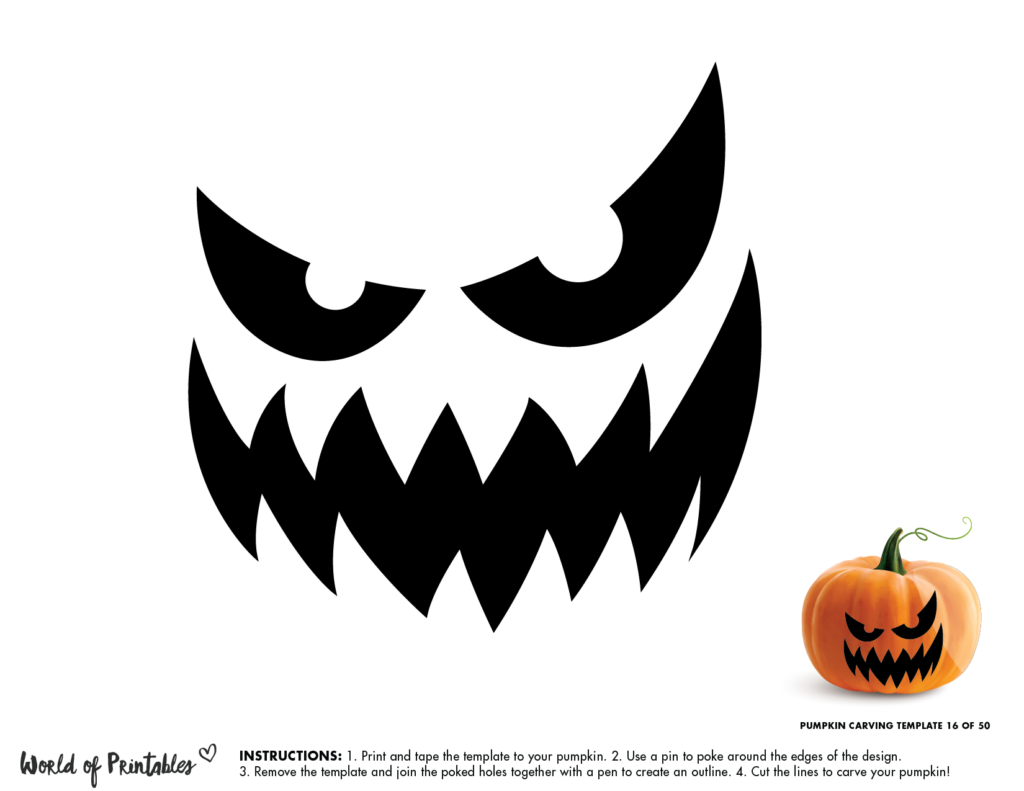 50 Easy Pumpkin Carving Stencils The Ultimate Guide To Pumpkin Carving