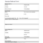 50 Referral Form Templates Medical General TemplateLab