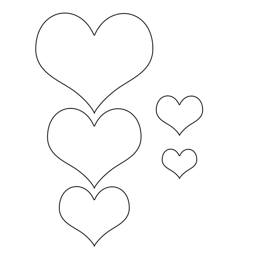 6 Free Printable Heart Templates Download Heart Templates For Free 