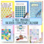 6 Free Printable Vacation Countdown Calendars Away We Wander And Discover The World