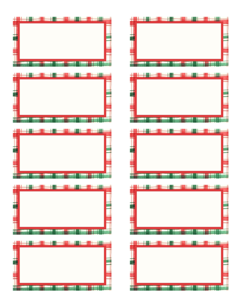 Avery Printable Tags Template