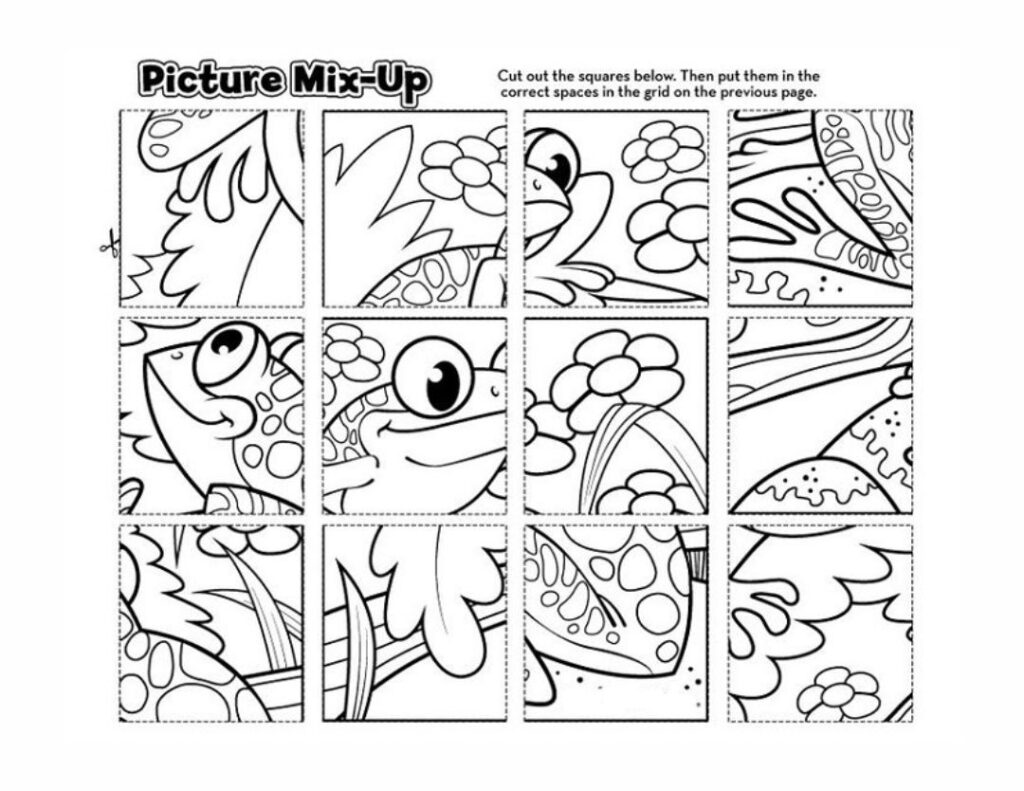 Kids Puzzles Printable