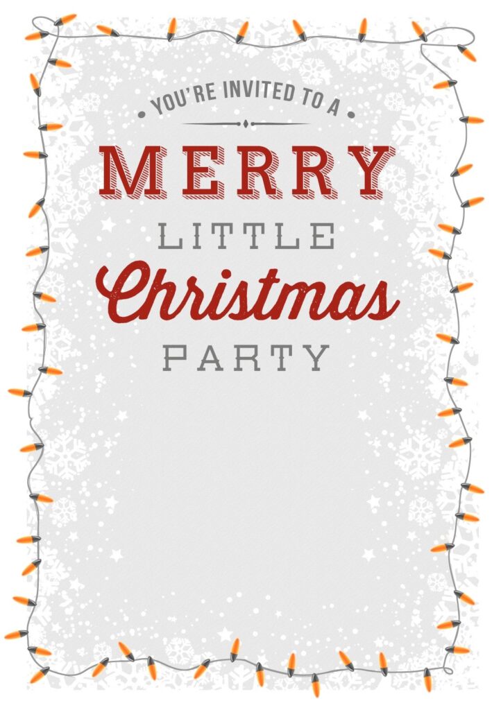 A Merry Little Party Free Printable Christmas Christmas Party Invitation Template Free Printable Christmas Party Invitations Christmas Party Invitations Free