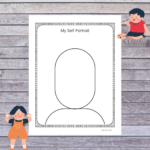 All About Me Self Portrait Free Printable Simply Full Of Delight