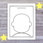 All About Me Self Portrait Free Printable Simply Full Of Delight