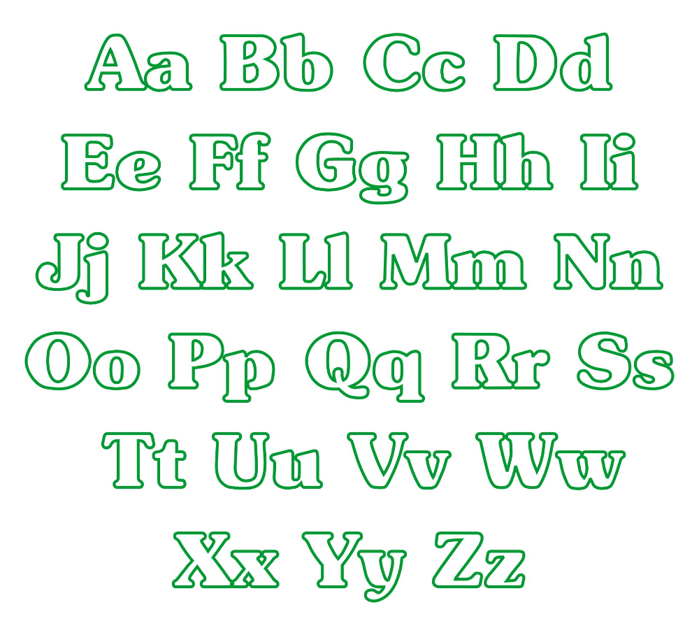 Applique Alphabet Letters Free Machine Embroidery Designs Patterns Lettering Alphabet Applique Letters