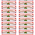 Avery 5160 Christmas Labels Templates Free Christmas Return Address Labels Christmas Address Labels Address Label Template